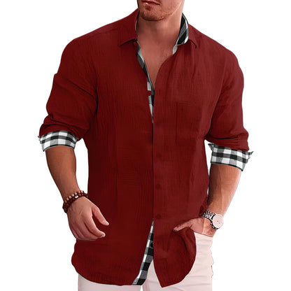 Herren Slim-Fit Hemd Modern