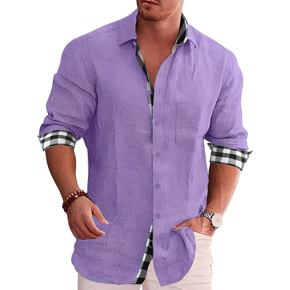 Herren Slim-Fit Hemd Modern