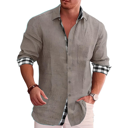 Herren Slim-Fit Hemd Modern