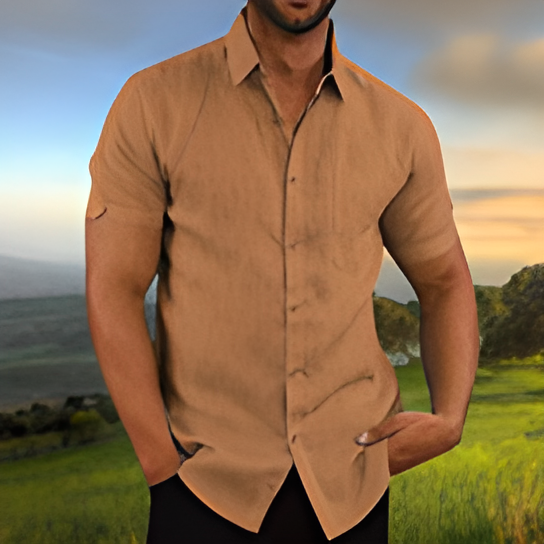 Herren Hemd Baumwolle Elegant Modern