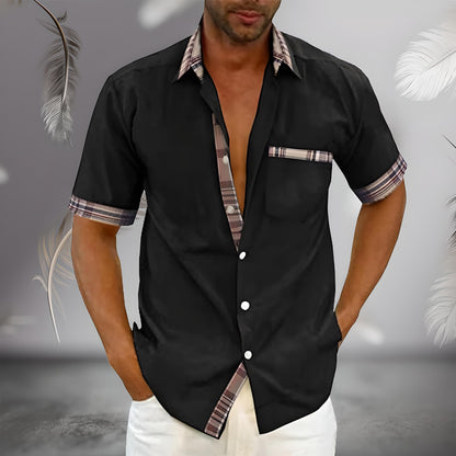 Herren Freizeithemd Leicht Modern Stylisch